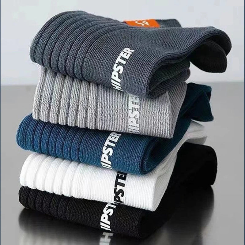 Men’s Casual Low-Cut Socks Thickened Breathable 5 Pairs