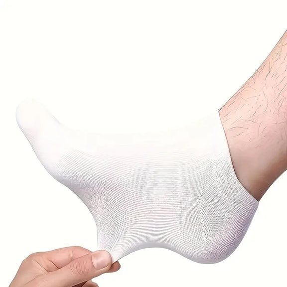 Men's Casual No Show Socks Breathable Cotton No-Pilling for Summer 5 Pairs